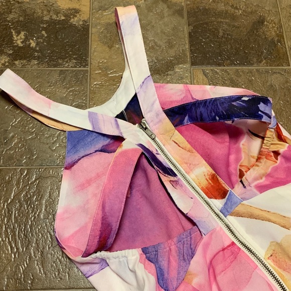 L’ATISTE by Amy Floral High Low Dress - Picture 6 of 6